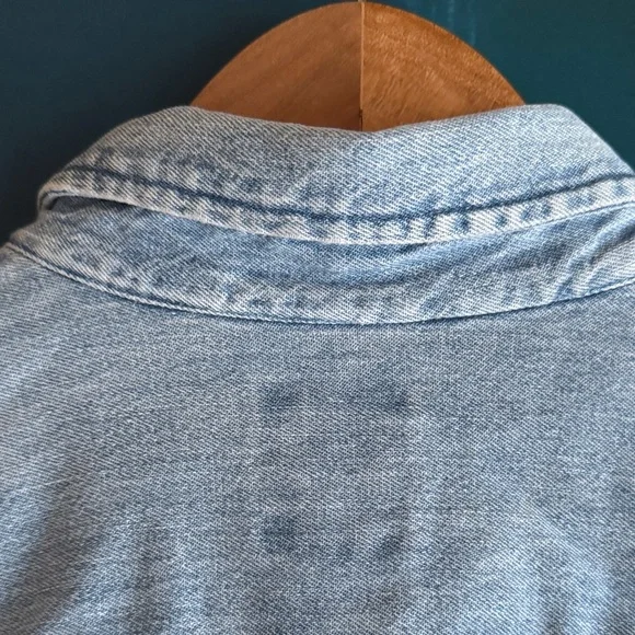 GAP Women's Vintage 100% Cotton Denim Jean Shirt Jacket - Picture 6 of 9